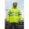 Huomiovärinen vedenpitävä takki MAT PCV art. 0101OS